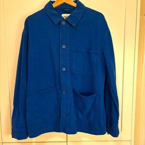Zara Royal Blue Chore Coat Size Large